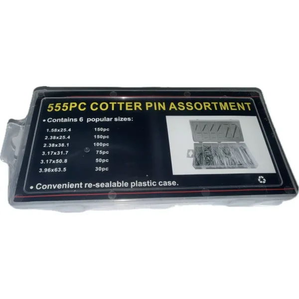 555PC Cotter pin assortment