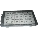 360PC Wood screw assortment