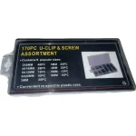170PC U-CLIP & SCREW ASSORTMENT
