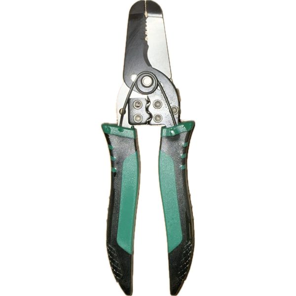 Wire and cable crimping pliers