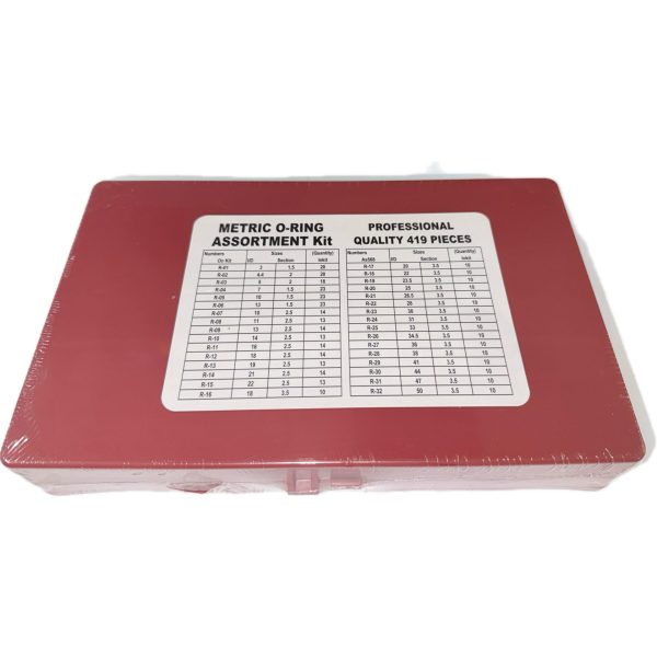 419PCS Metric o-ring assortment kit