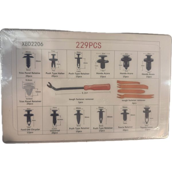 229pcs boxed buckles