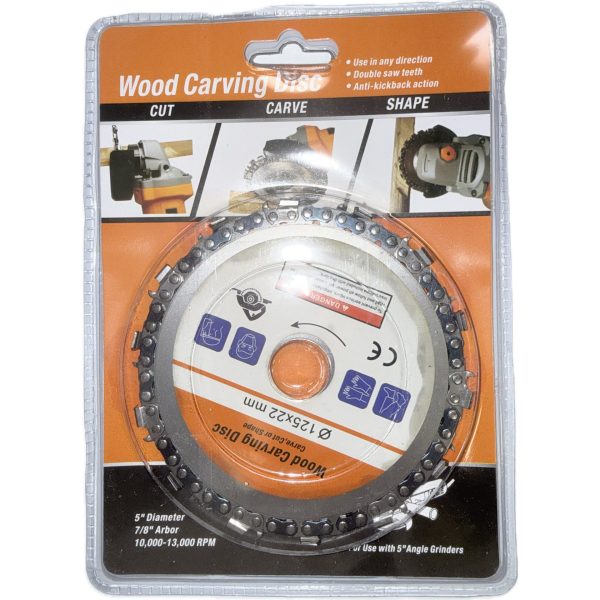 Wood carving disc