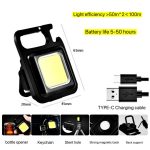 COB Rechargeable keychain light - Image 2
