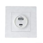 86-type 20W dual-port USB fast charging wall socket module