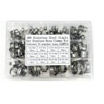 304 Stainless Steel Single Ear Steplese Hose Clamps Kit